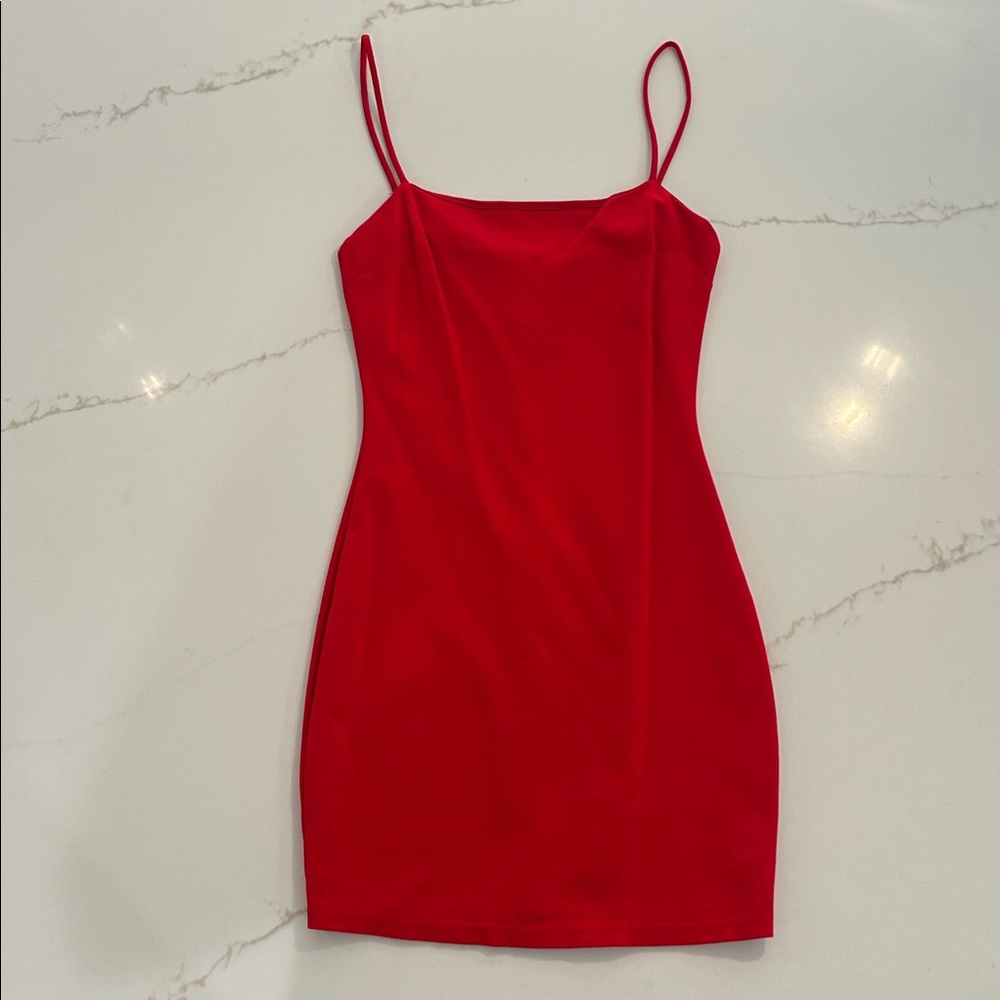 Lulu's Vibrant Red Dress